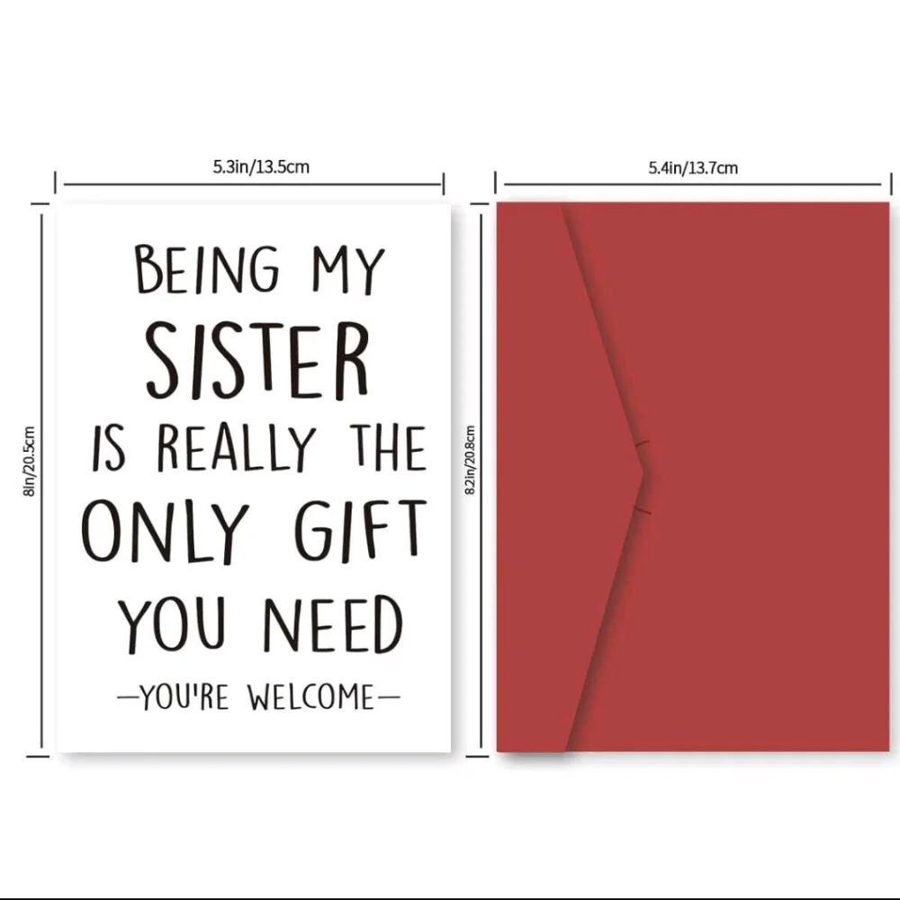 Funny Sister Card - Picture 2 of 6